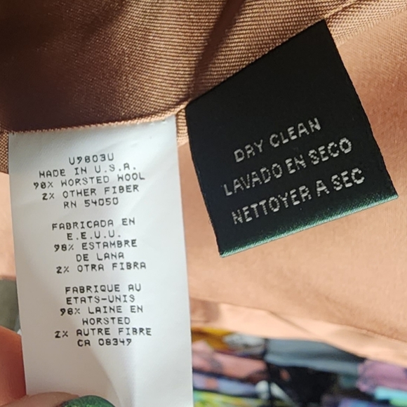 Ralph Lauren, Brown Pin Stripe Blazer. Size: NWT! VINTAGE!!! - Picture 6 of 15